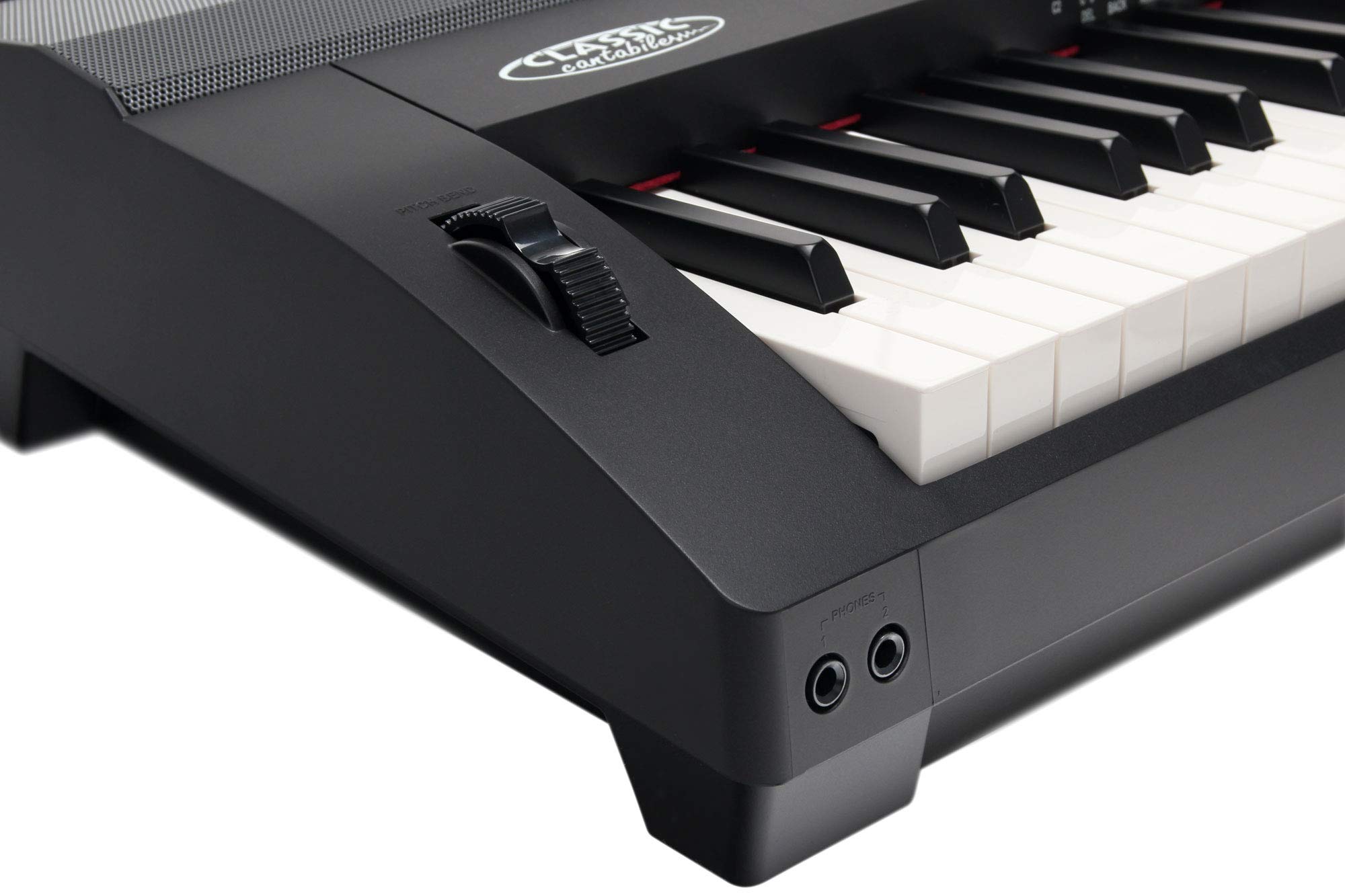 Classic Cantabile SP-250 BK Stagepiano schwarz Set inkl. Ständer, 5 Demo | 88 echte Hammertasten mit Anschlagdynamik, Max. Polyphonie: 128, 600 Voices, 120 Songs inkl. 5 User Songs, 48 Speicherplätze