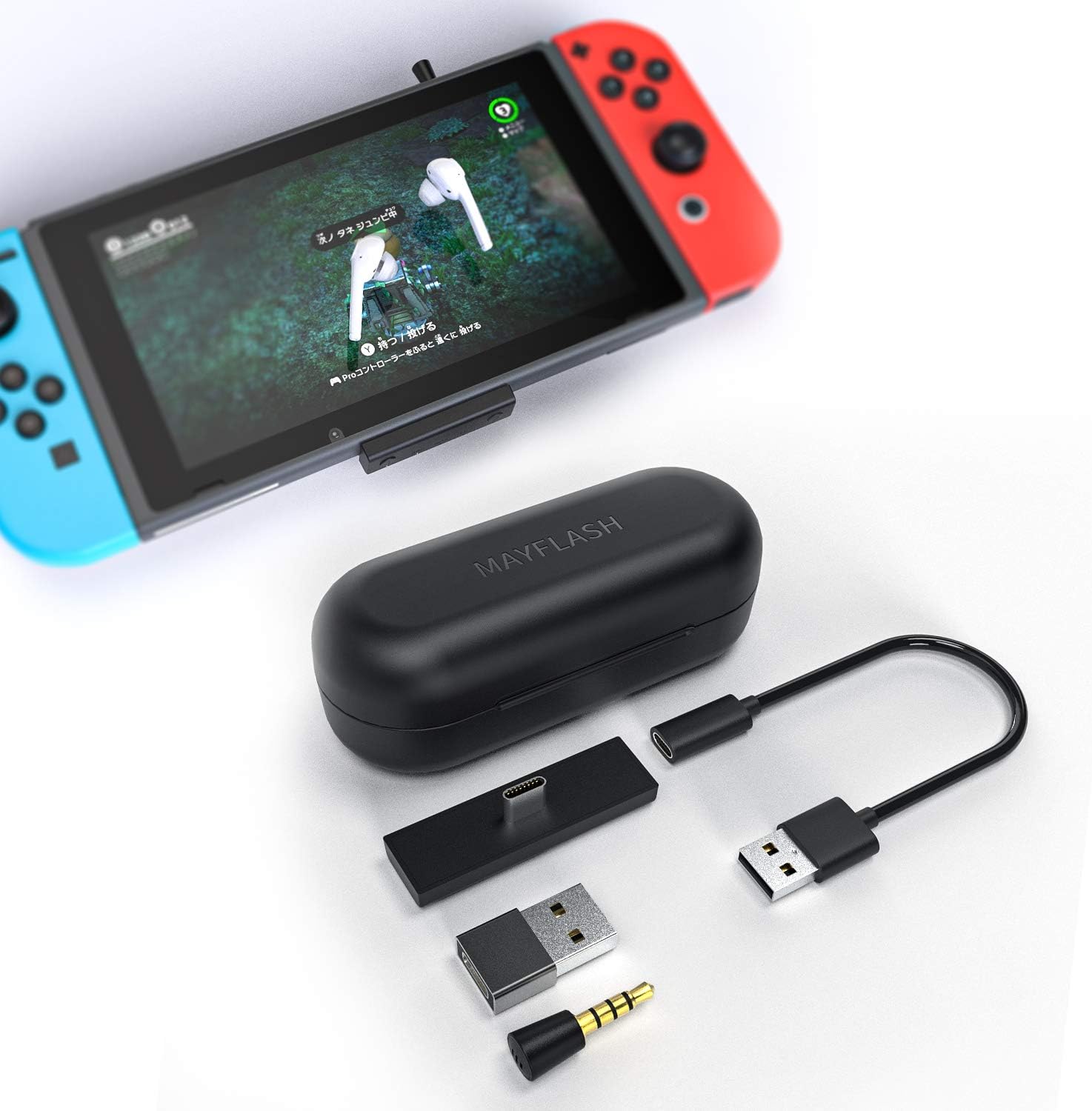 MAYFLASH PodsKit Bluetooth Adapter for Nintendo Switch