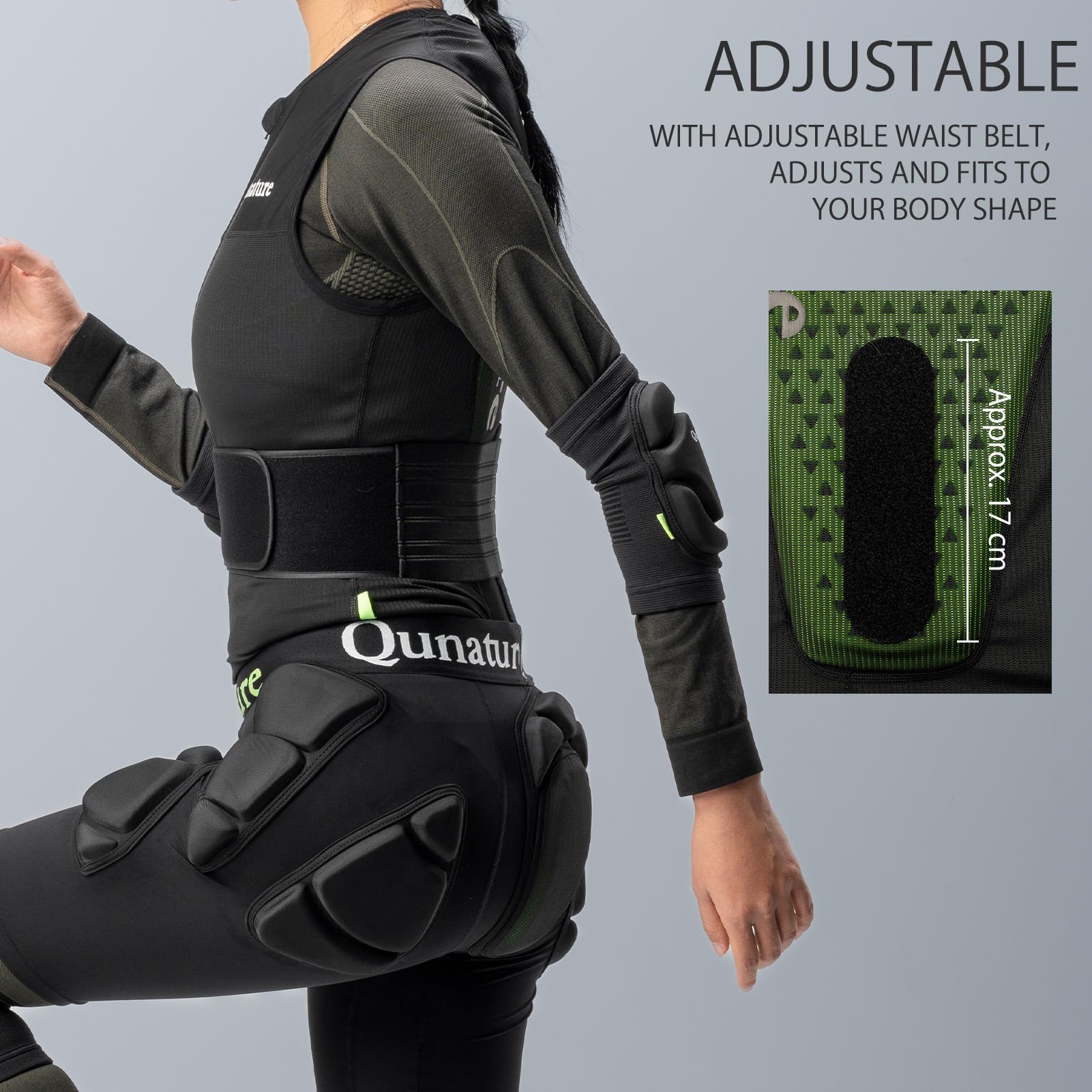 Gilet de Protection Dos Unisexe CE1 Anti-Chute Ski Snowboard VTT Moto