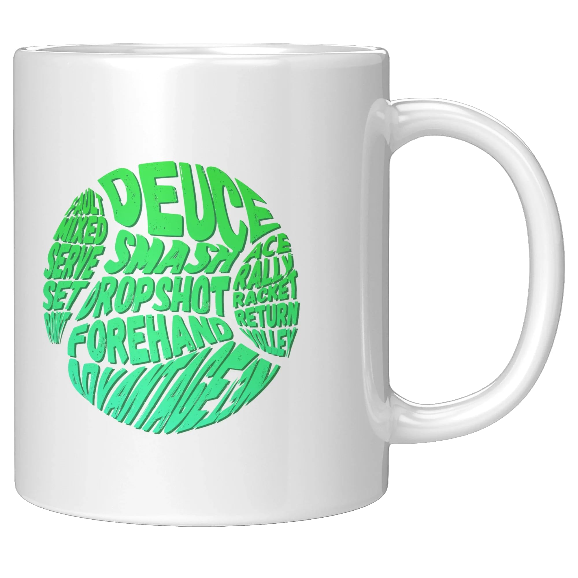 Taza De Cerámica Términos de tenis: pelota de tenis Taza De Desayuno