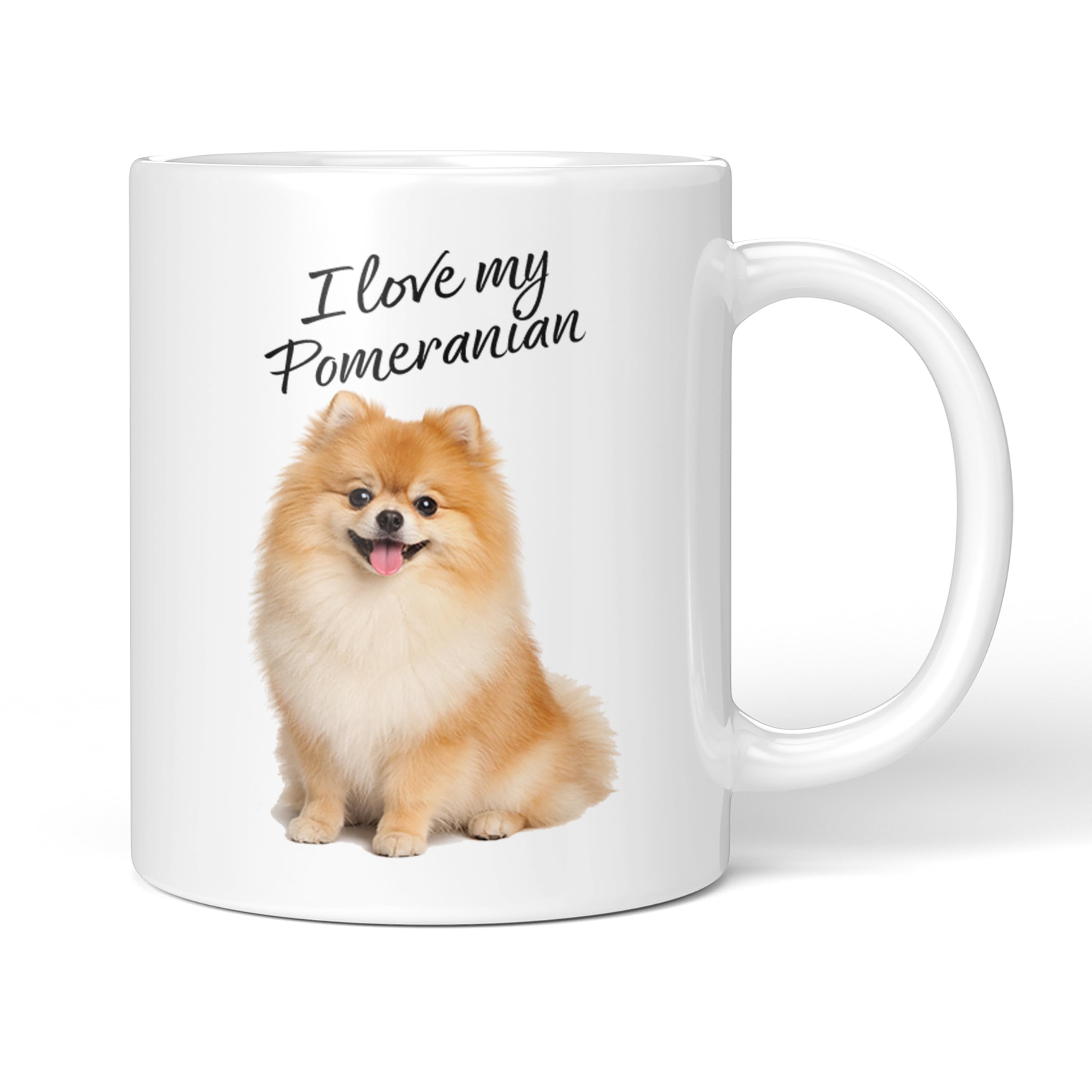 Party People Pomeranian Mug - 11oz Ceramic Coffee or Tea Cup for Dog Lovers, Christmas, Birthday, Secret Santa, Mother’s Day or Father’s Day Gift 0054