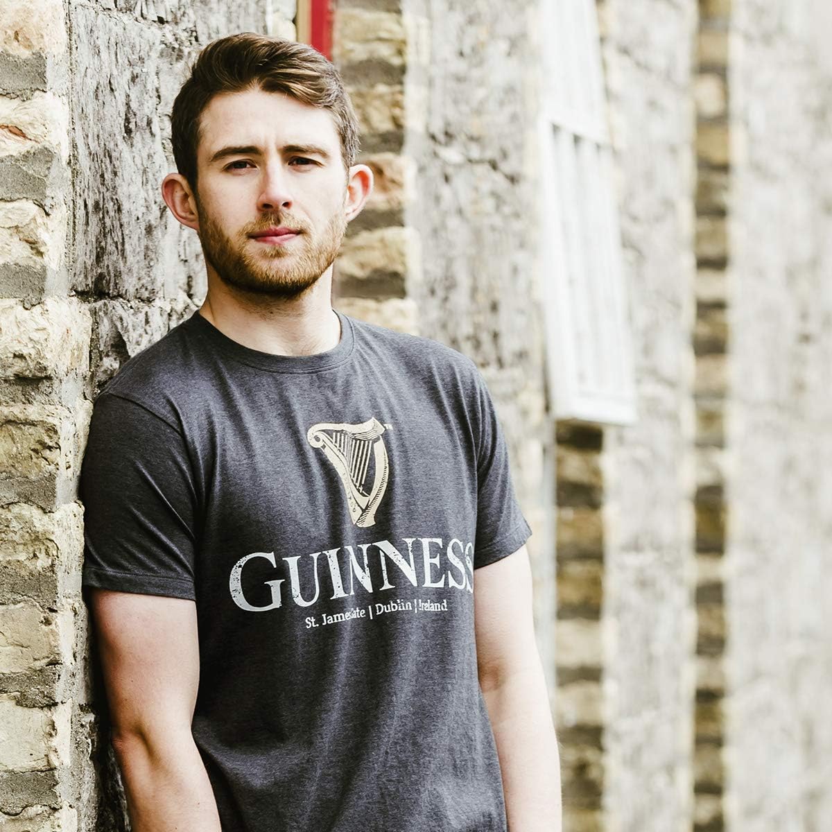 Guinness Navy Distressed Harp Tee | Official Merchandise - Image 5