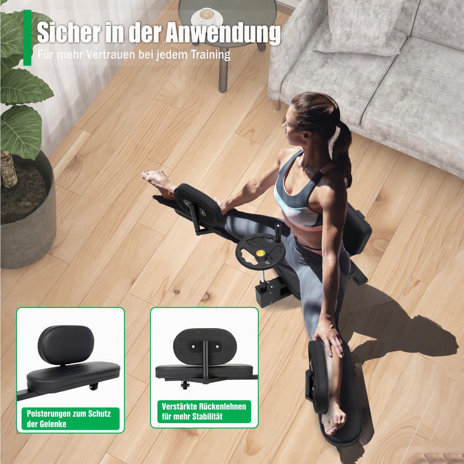 Beinspreizer Professional Spagattrainer Beindehnungstrainer Flexibilität Dehnen 180-Grad-Streckung Leg Stretcher Stretching Machine