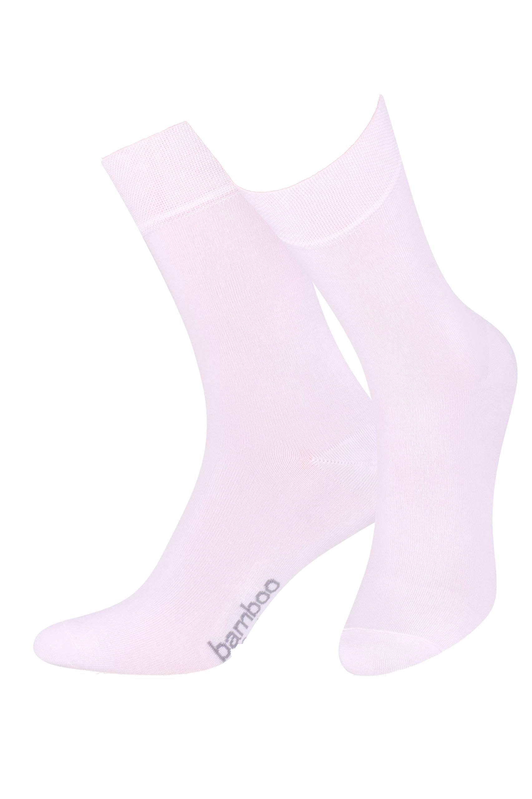 STEVEN Nowe Unisex Bambusowe Skarpetki Do Połowy Łydki /Super miękkie/Jeden Kolor/Skarpetki dla Mężczyzn i Kobiet/Gładkie/Bez Wzoru/Garniturówki/Eleganckie iFormalne Skarpetki/Skarpetki na każdą okazję