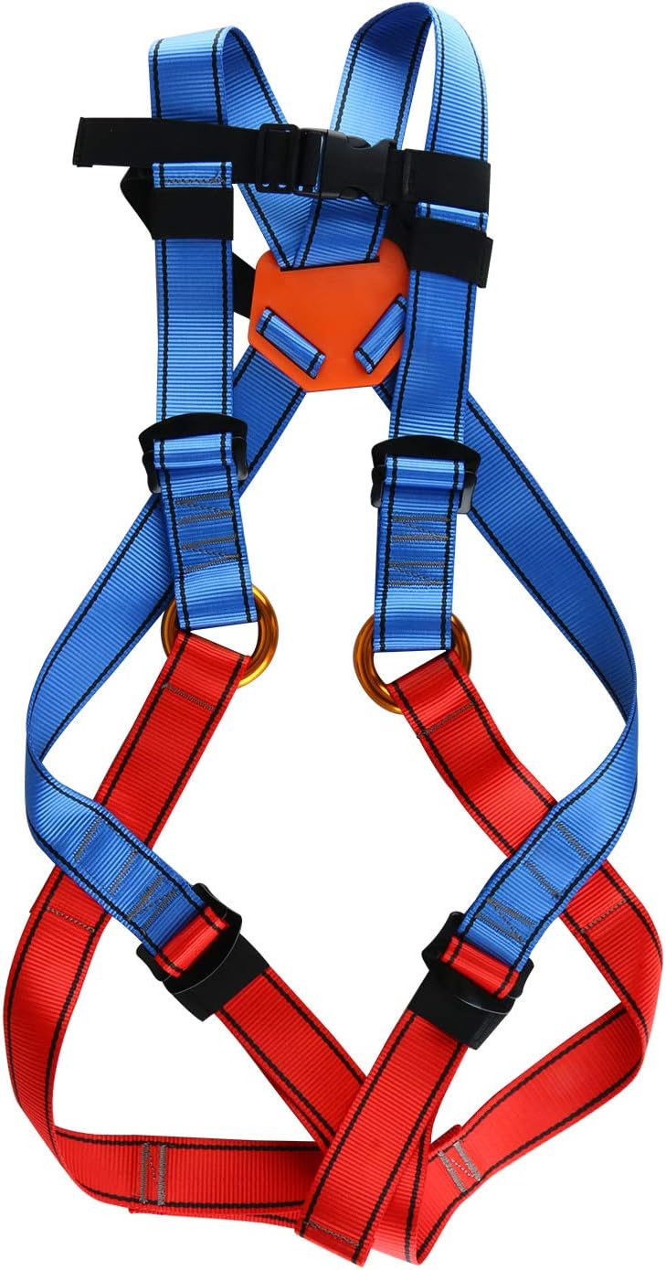 YaeTool Climbing Harness Child Full Body Seat Belt Rock Climbing Harness Safety Belt for Outdoor