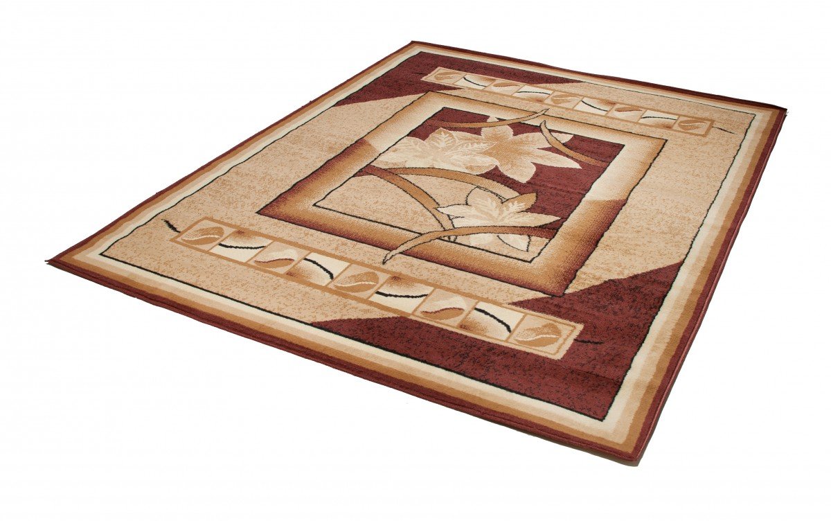 Carpeto Rugs Tappeto Salotto Classico Floreale Pelo Corto - Tappeti Camera da Letto - Tappeti Salotto Grandi Dimensioni - Tappeti Moderni Soggiorno - Beige - 100 x 200 cm