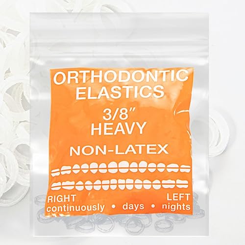 Miniatura 9 de 100 bandas elásticas intraorales transparentes sin látex, bandas elásticas ortodónticas, bandas de goma dentales hechas en EE. UU. M 516 pulgadas,