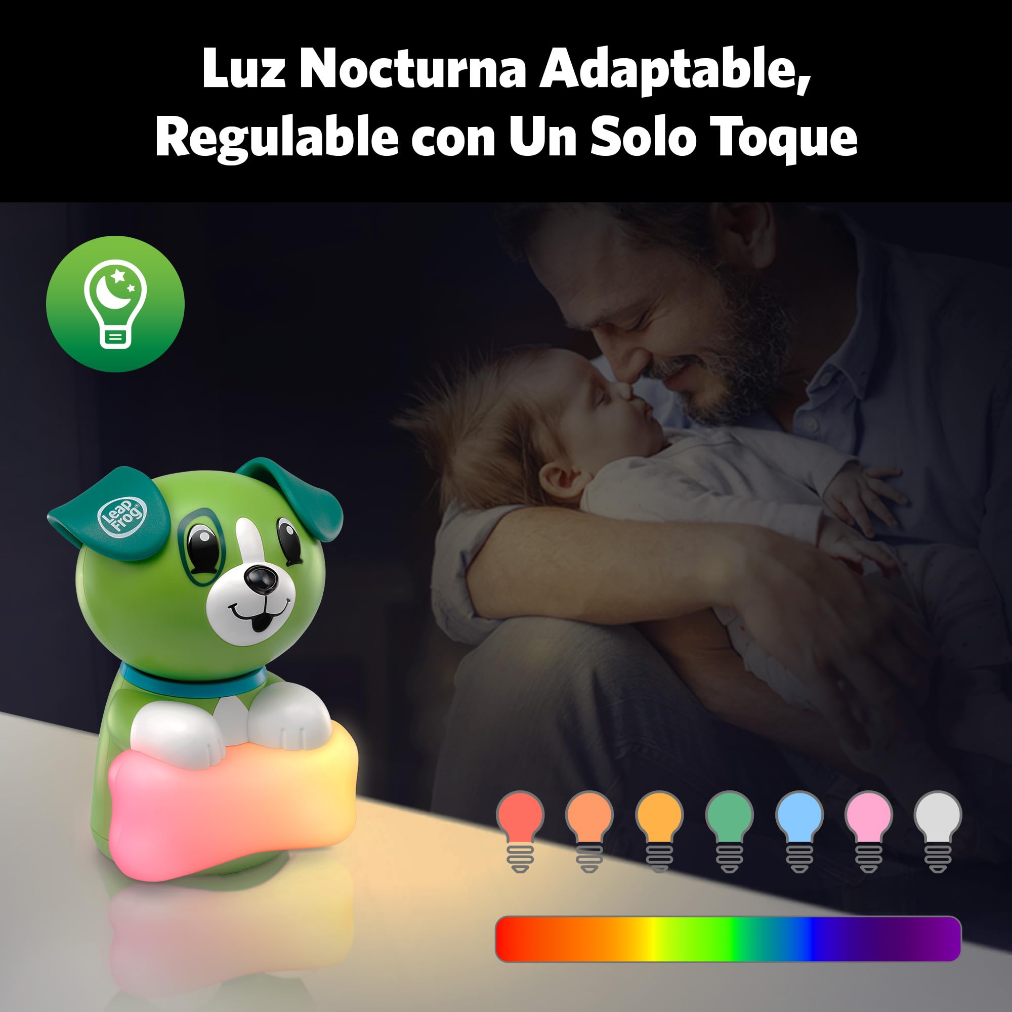 LeapFrog LF2911 Scout Connected Baby Monitor, WI-FI, FHD 1080p, Free App Remote Access, Rotate-Tilt-Zoom, 2-Way Audio, Colour Night Light, Infrared, Melodies, Sound/Motion Alerts