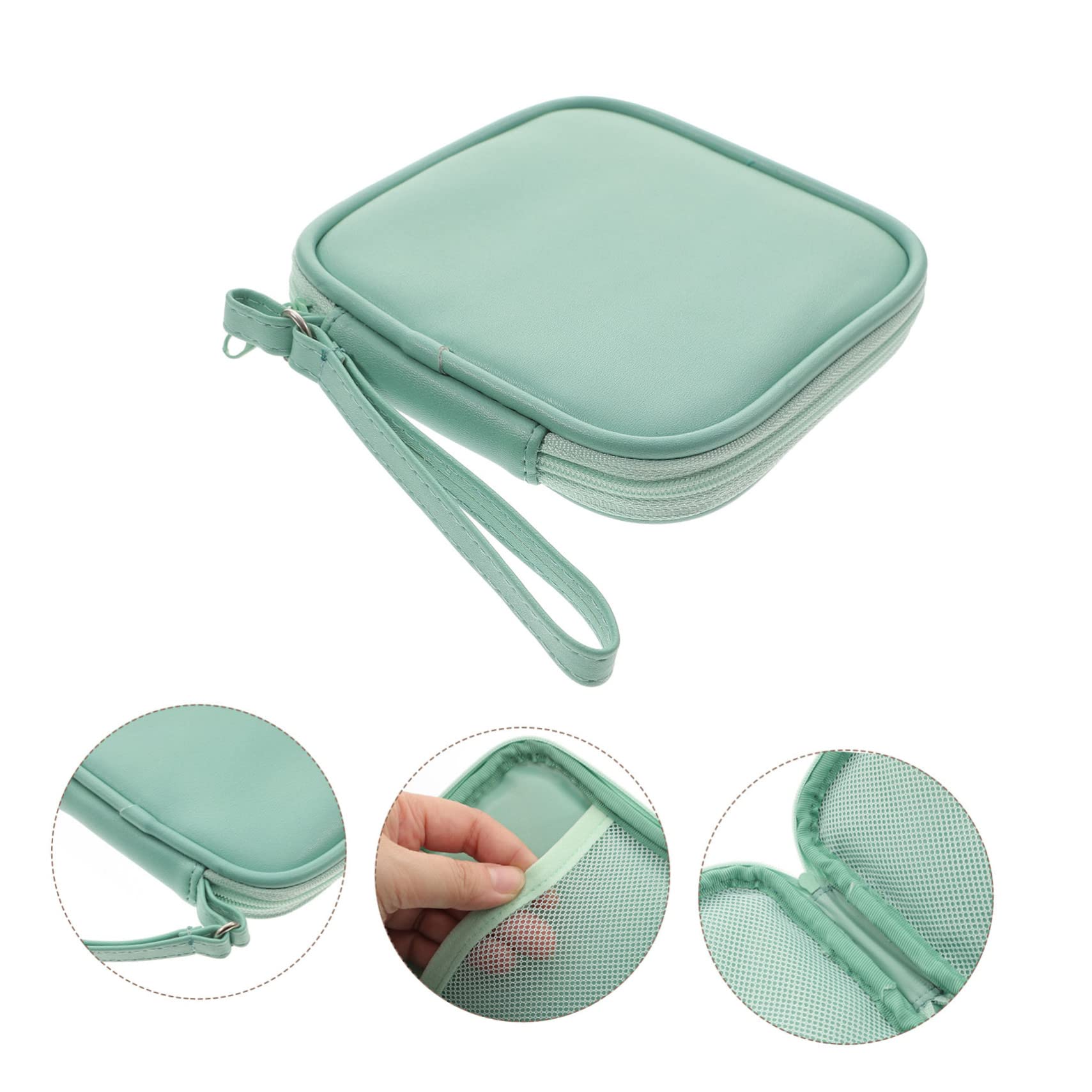 Gadpiparty 5piezas Bolsa Organizadora Portátil para Cables y Accesorios Electrónicos Estuche De Almacenamiento Capacidad Adecuada Fácil Cierre Cremallera para Auriculares y Cargadores