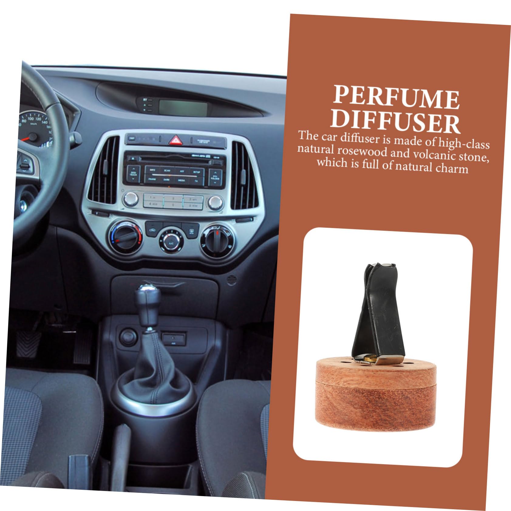 GLEAVI 4 Stück Auto Diffusor Öldiffusor-Entlüftungsclip Duftdiffusor fürs Auto Autoclip ätherische öle Duft Diffusor Diffusor Holz tragen Aromatherapie-Maschine Parfüm hölzern