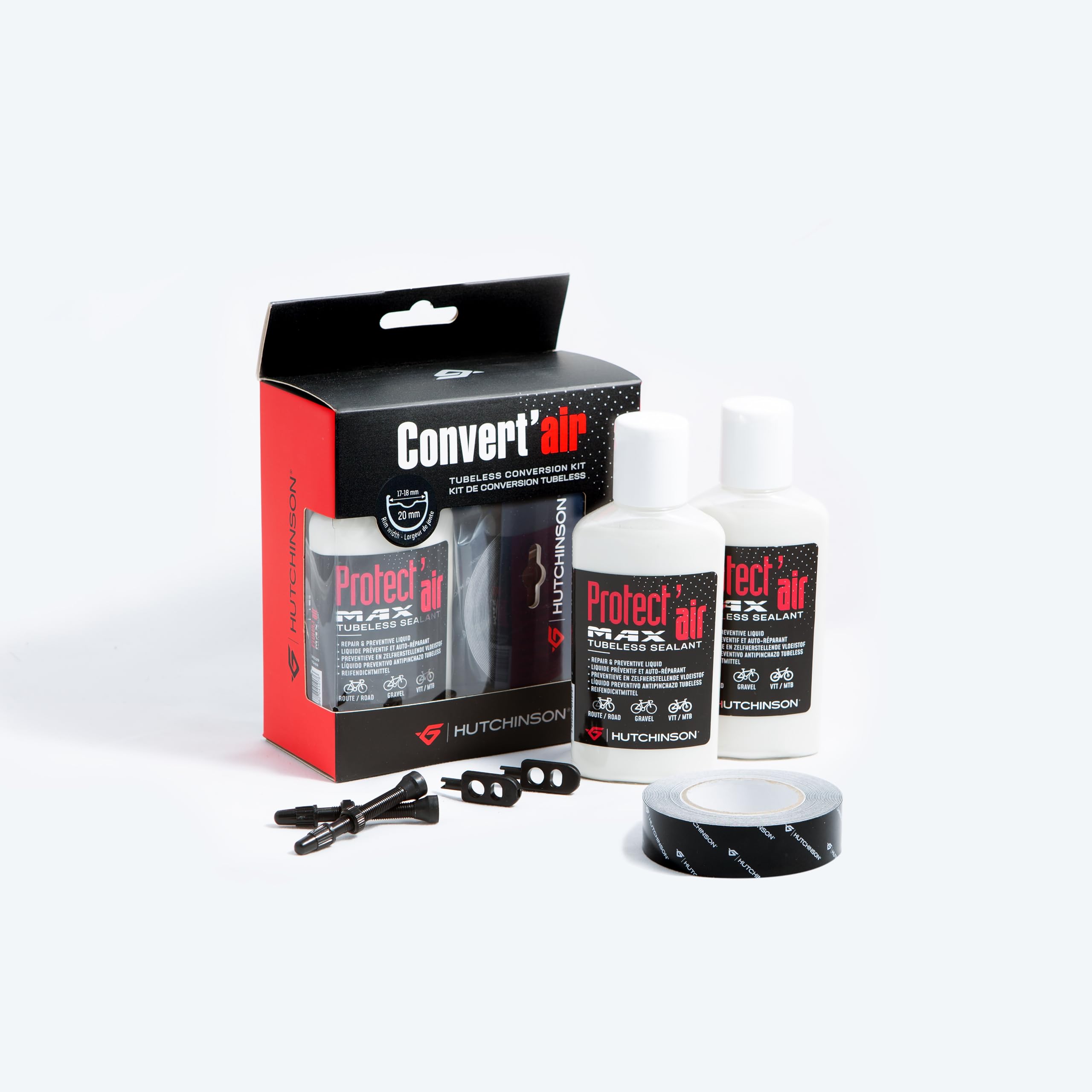 HUTCHINSON Mixed Conversion Kit, Black, 20 mm