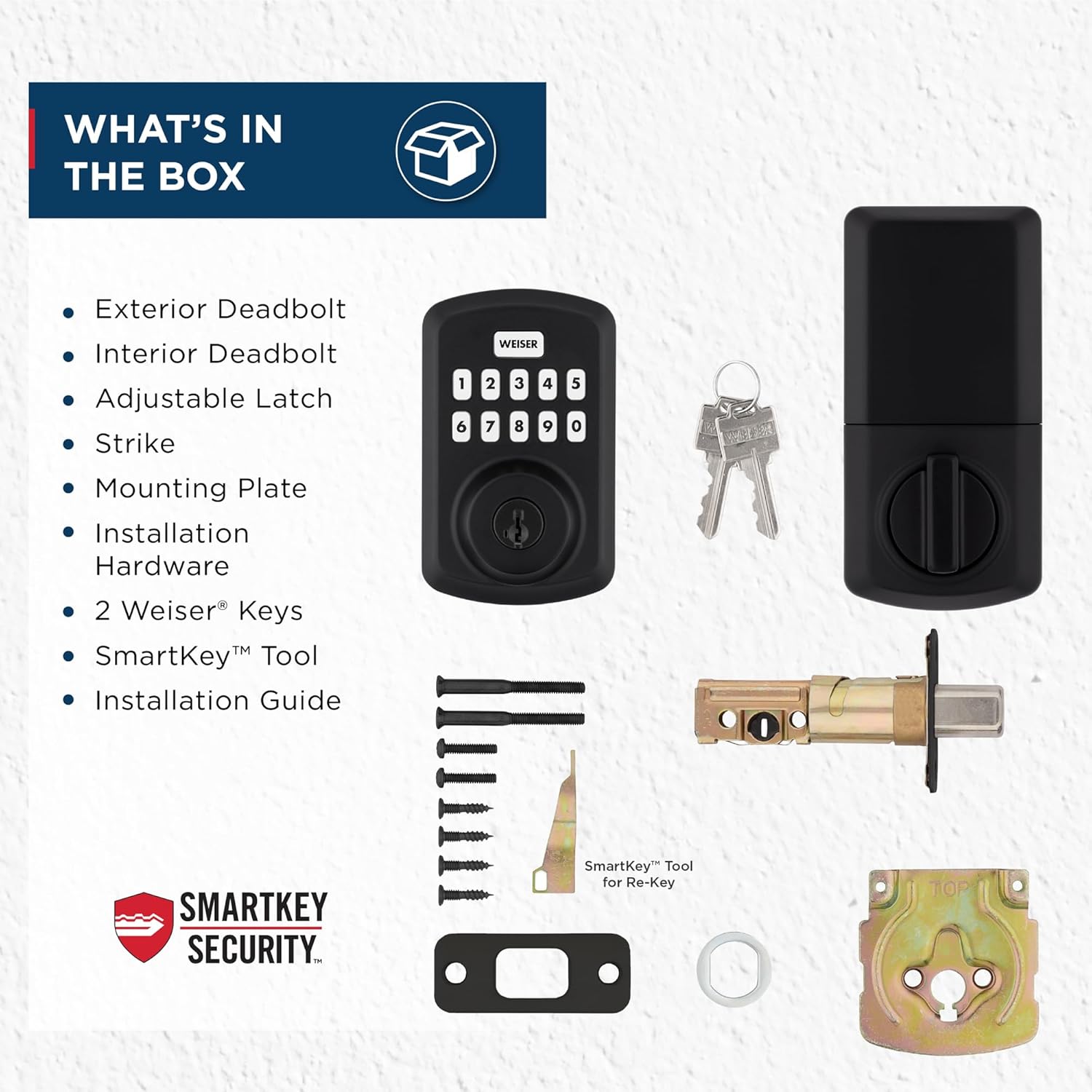 Weiser Powerbolt 3 үчүн авто-кулпулоо өзгөчөлүгү орнотуулары