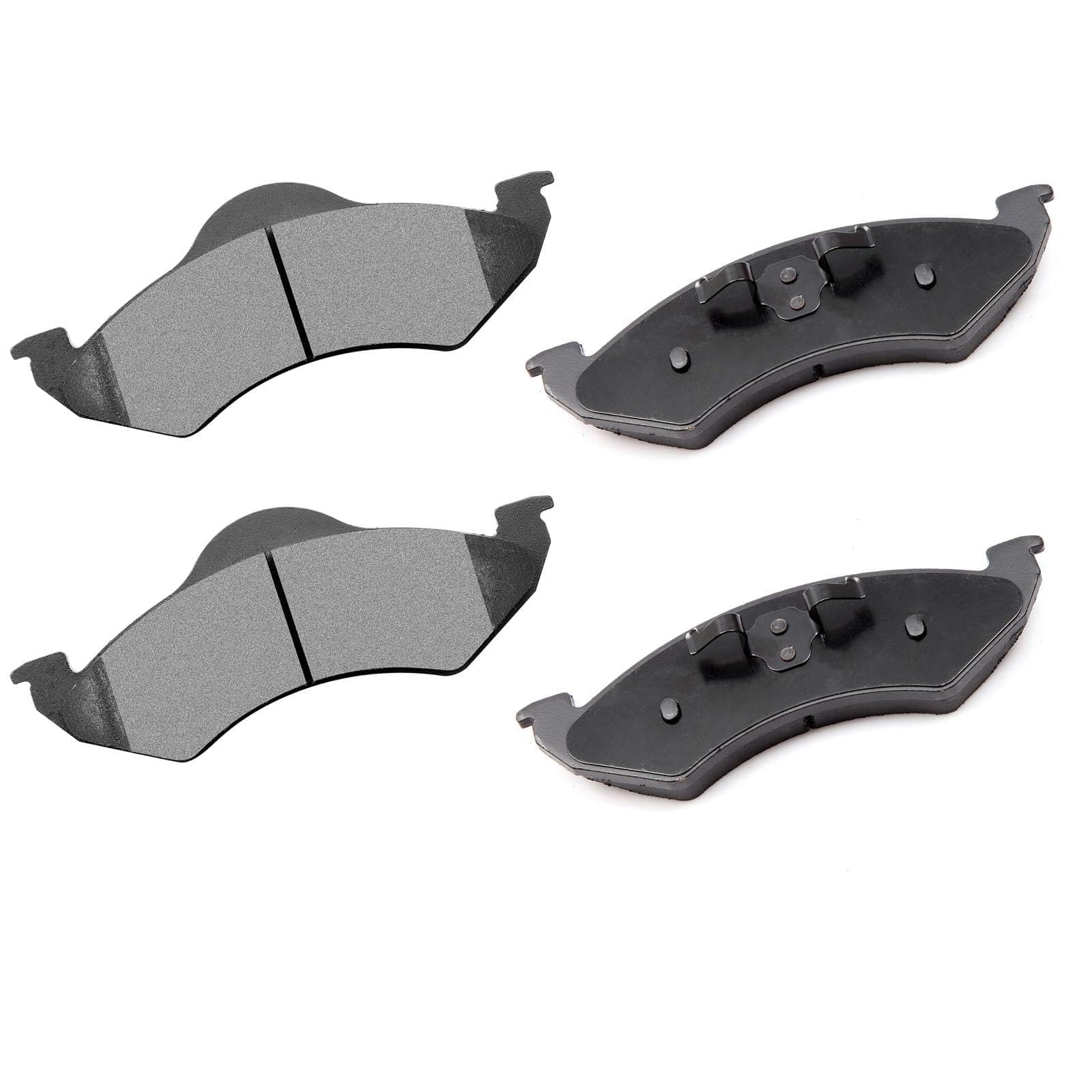 cciyu D820 Brake Pads w/Hardware Front Disc Brake Pad Set