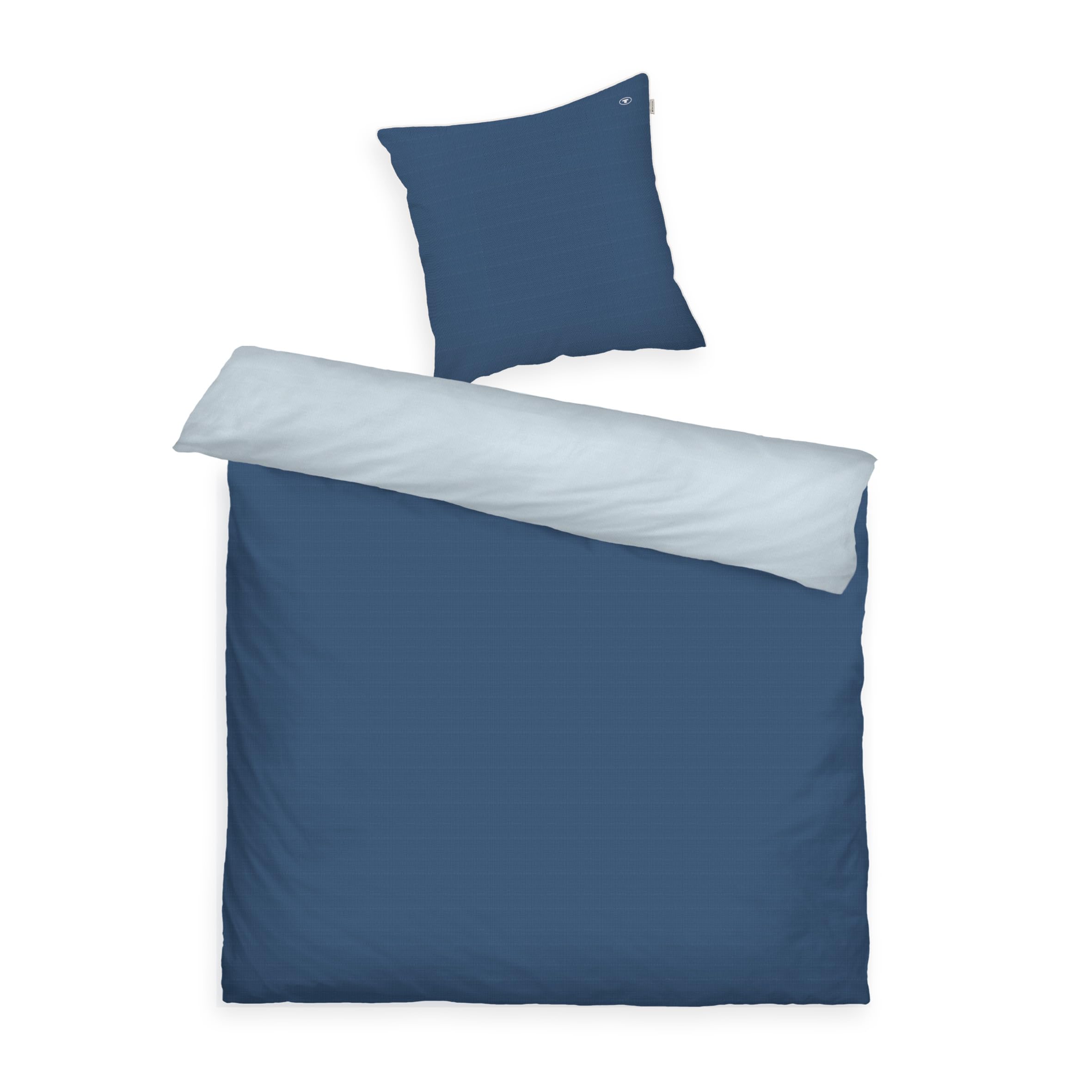 Housse de couette 200x220 cm bleu marine pour chambre parentale cosie