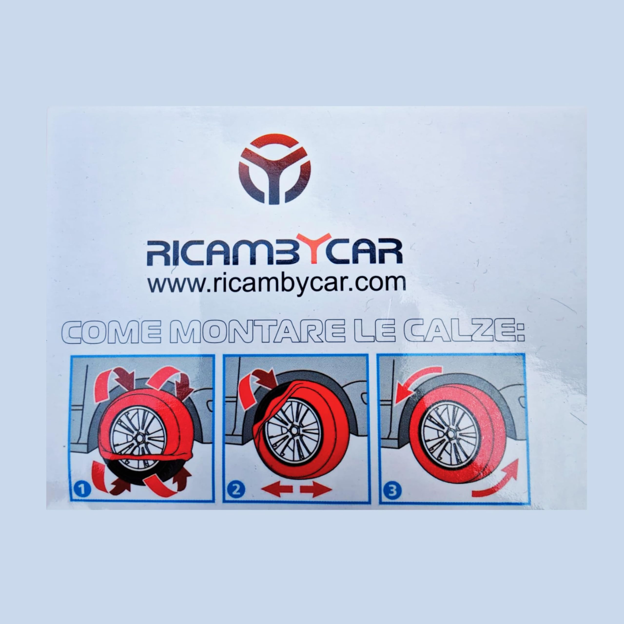 Set Calze Neve Omologate Calze Da Neve Per Auto - Set 2 Pezzi Taglia XL | Omologate EN 16662-1 | Alternative Alle Catene Gomme Auto - Foto 9