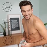 Panasonic beard trimmer, hair trimmer, Körperhaartrimmer abwaschbar silver, black - 2