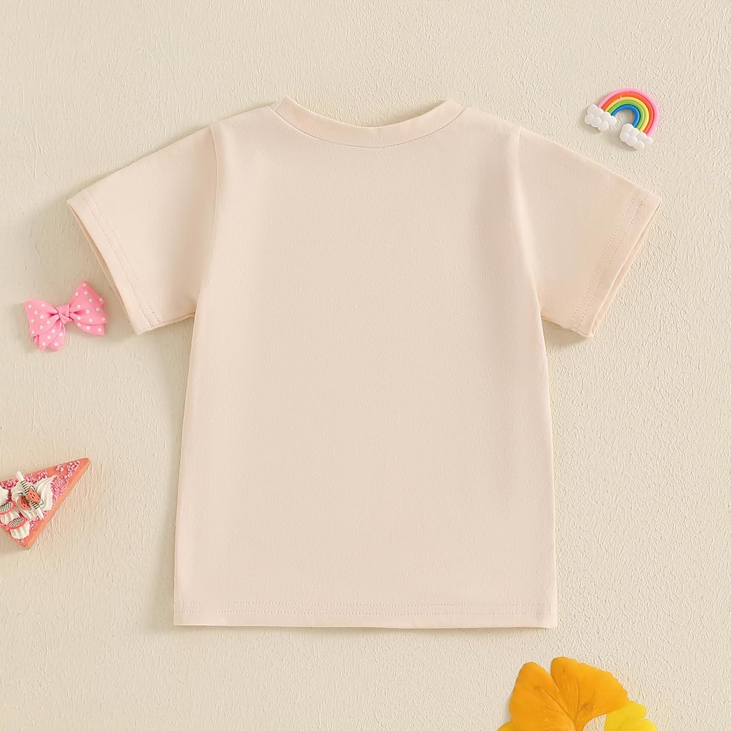 Toddler Baby Girl 1st 2nd 3rd 4th Birthday Outfit Bow One Two Three Four Year Old Short Sleeve T-Shirt Summer Clothes - Image 7
