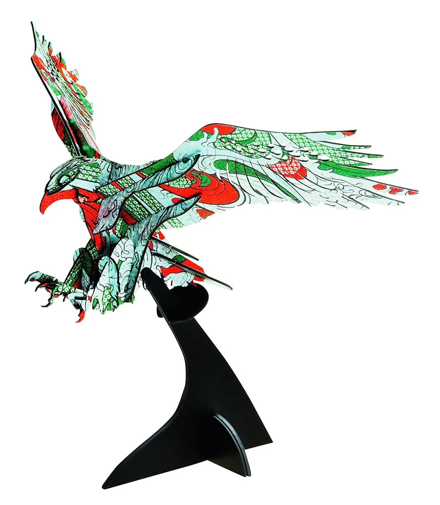 Amazon | 株式会社ウラノ 3Dペーパーパズル 鷲 和の極み (台座付