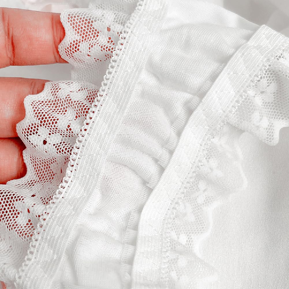 Joyralcos Japanese Lolita Bikini Panties Sexy Anime Briefs for Women Maid Cosplay Lingerie Panty: 8 Thong Briefs