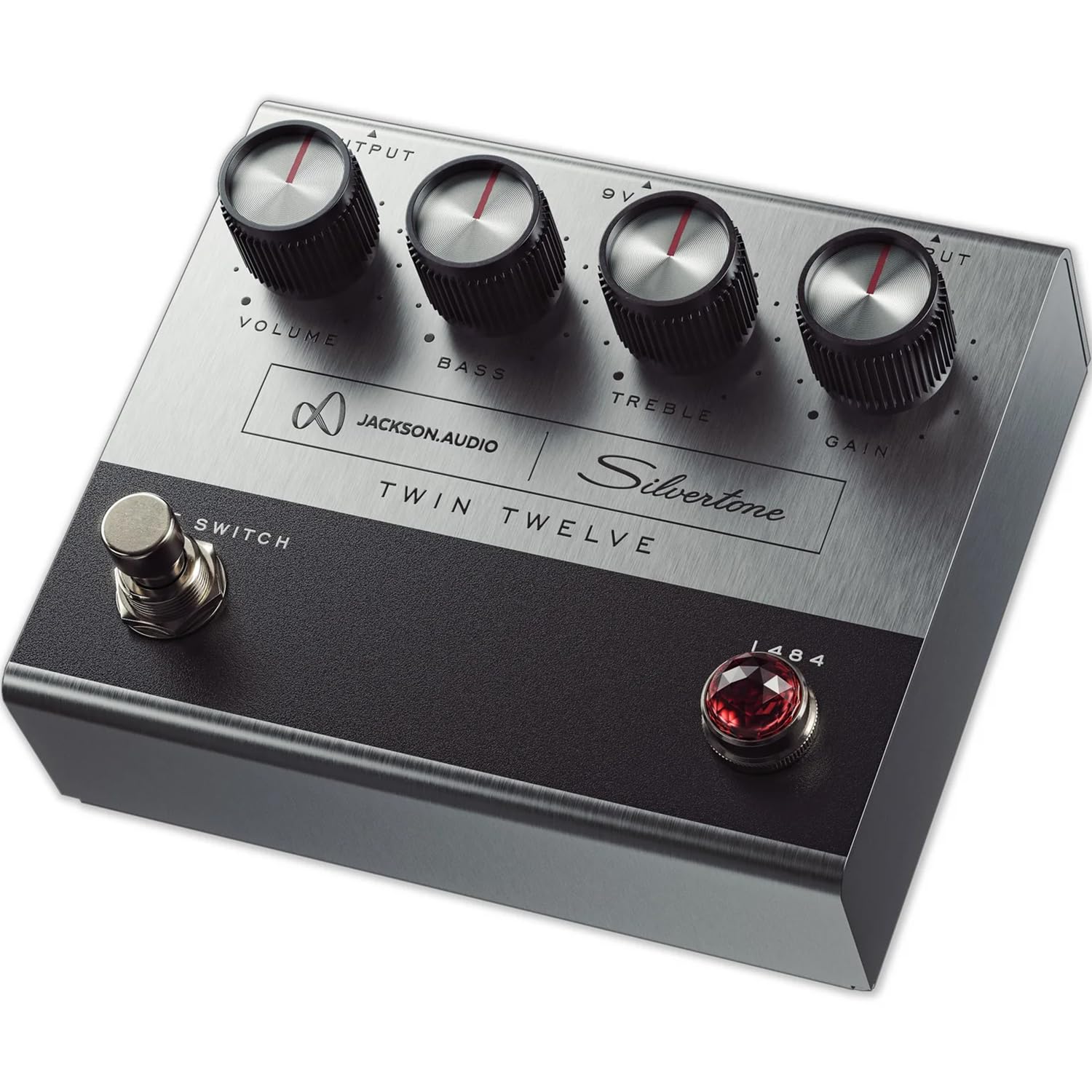 Jackson Audio Silvertone 1484 Twin Twelve Pedal, Silver (SP1484-TWIN12)