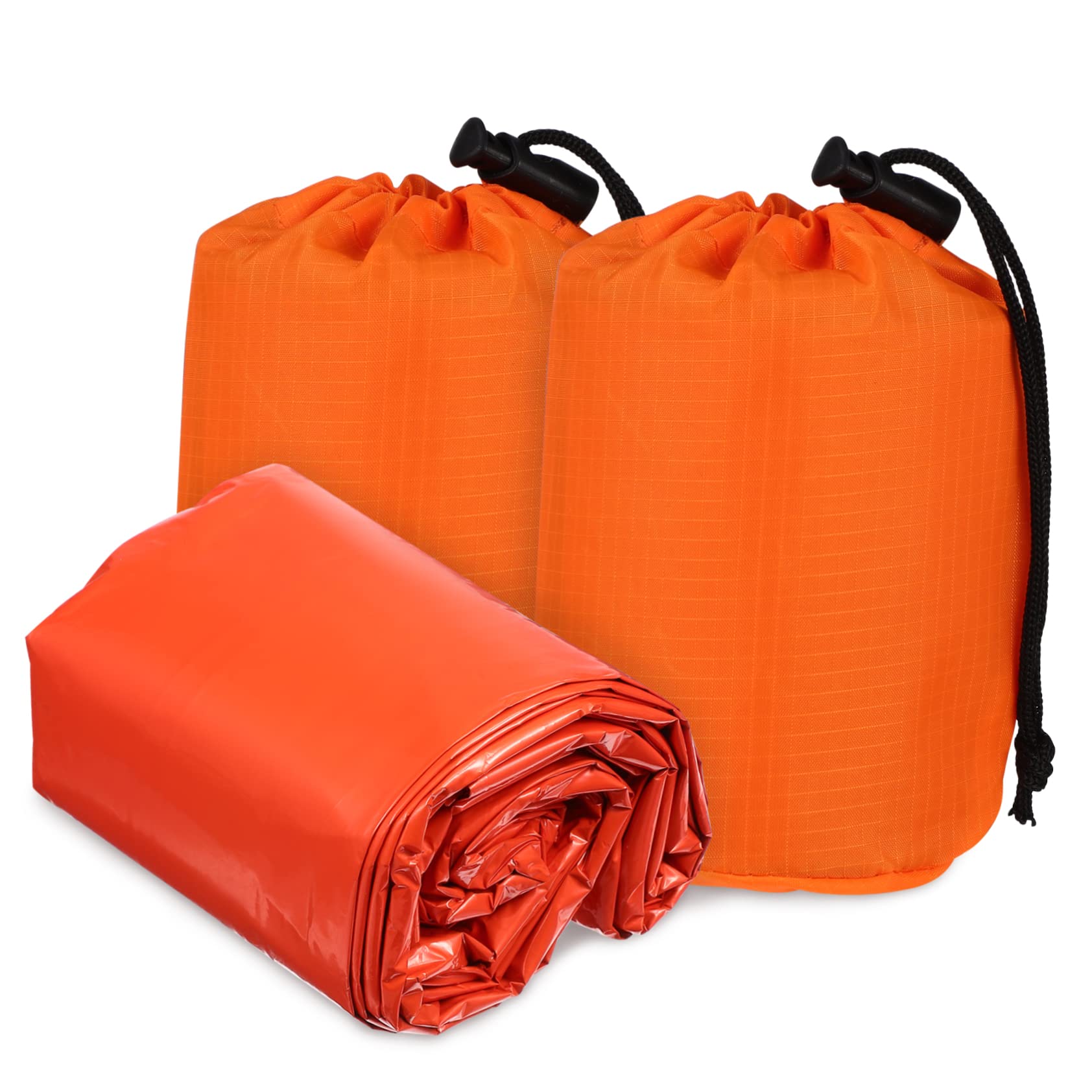 KICHOUSE Compact Storage Bag for 2X Outdoor Sleeping Bags for Camping Emergency Use