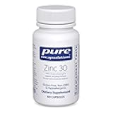 Pure Encapsulations Zinc 30 mg - Supplement for Immune System Support, Growth and Development, and Wound Healing* - with Zinc Picolinate 30 mg - 60 Capsules