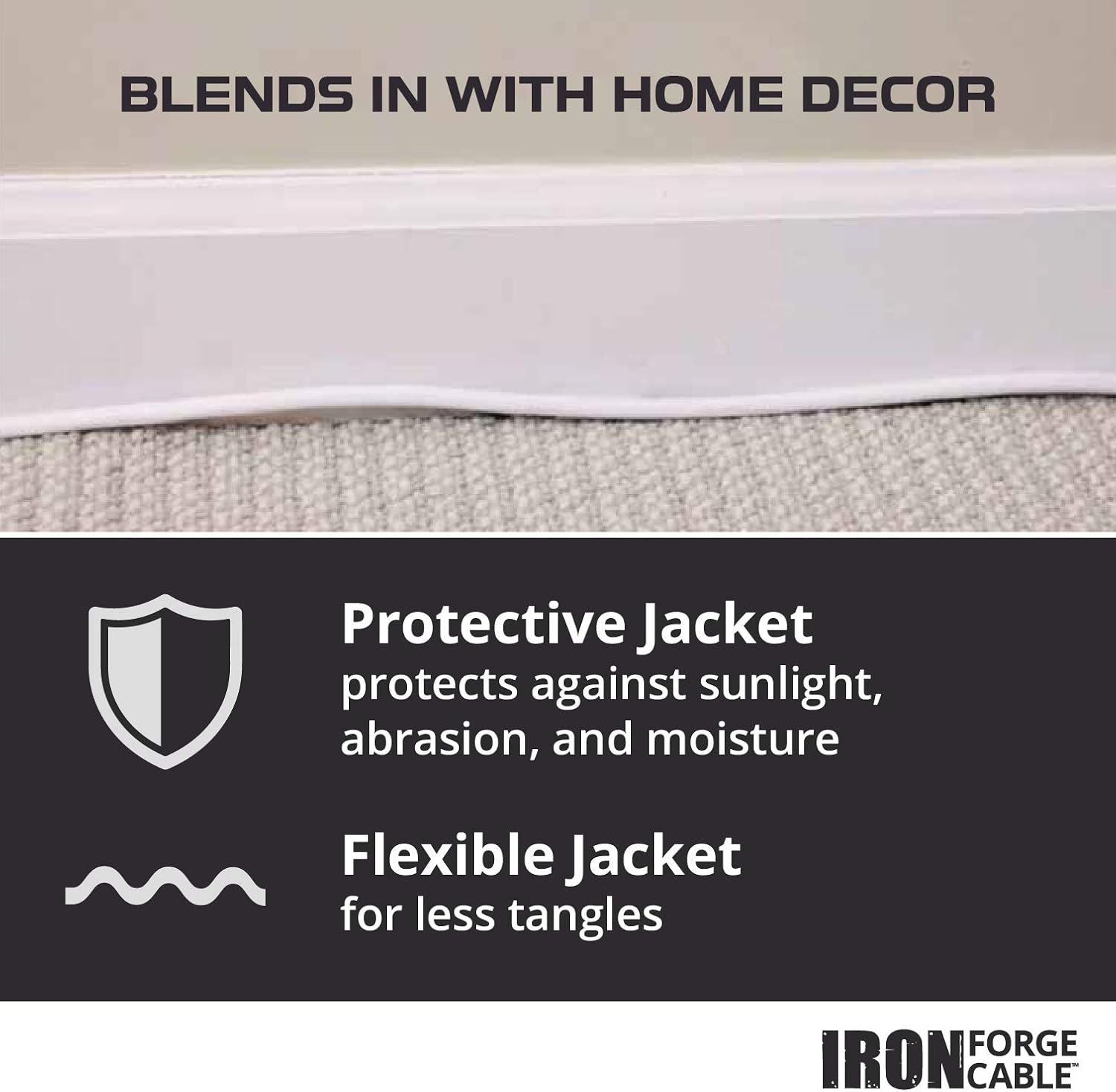 Tесh Dеаlѕ 🔥 10 Ft White Extension Cord - 16/3 Durable Electrical Cable Blасk Frіdау Clеаrаnсе 10 Ft White Extension Cord - 16/3 Durable Electrical Cable