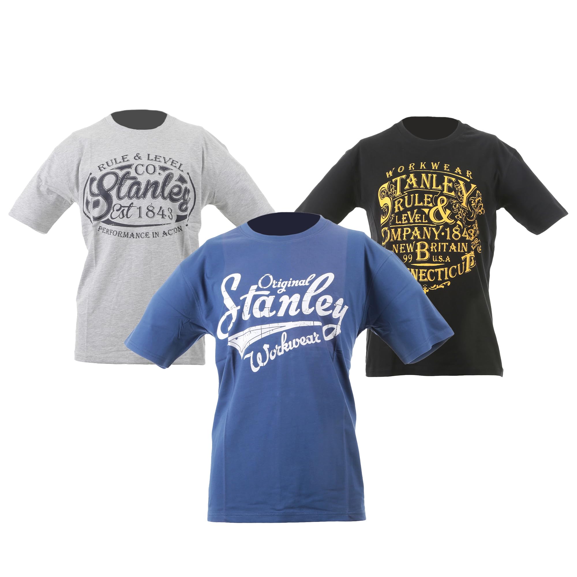 STANLEYBenton Men's Cotton T-Shirt Triple Pack