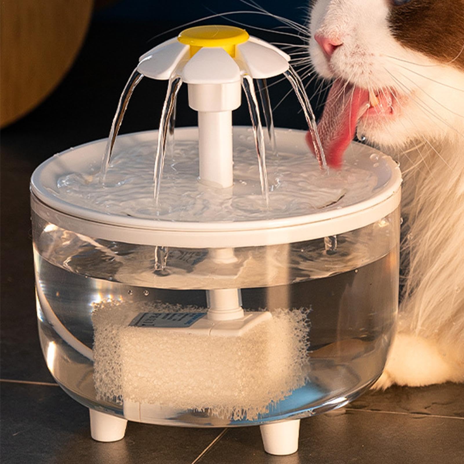 ペット用噴水 ペットウォーターボウル ホワイト ペット用噴水 ペットウォーターボウル ホワイト