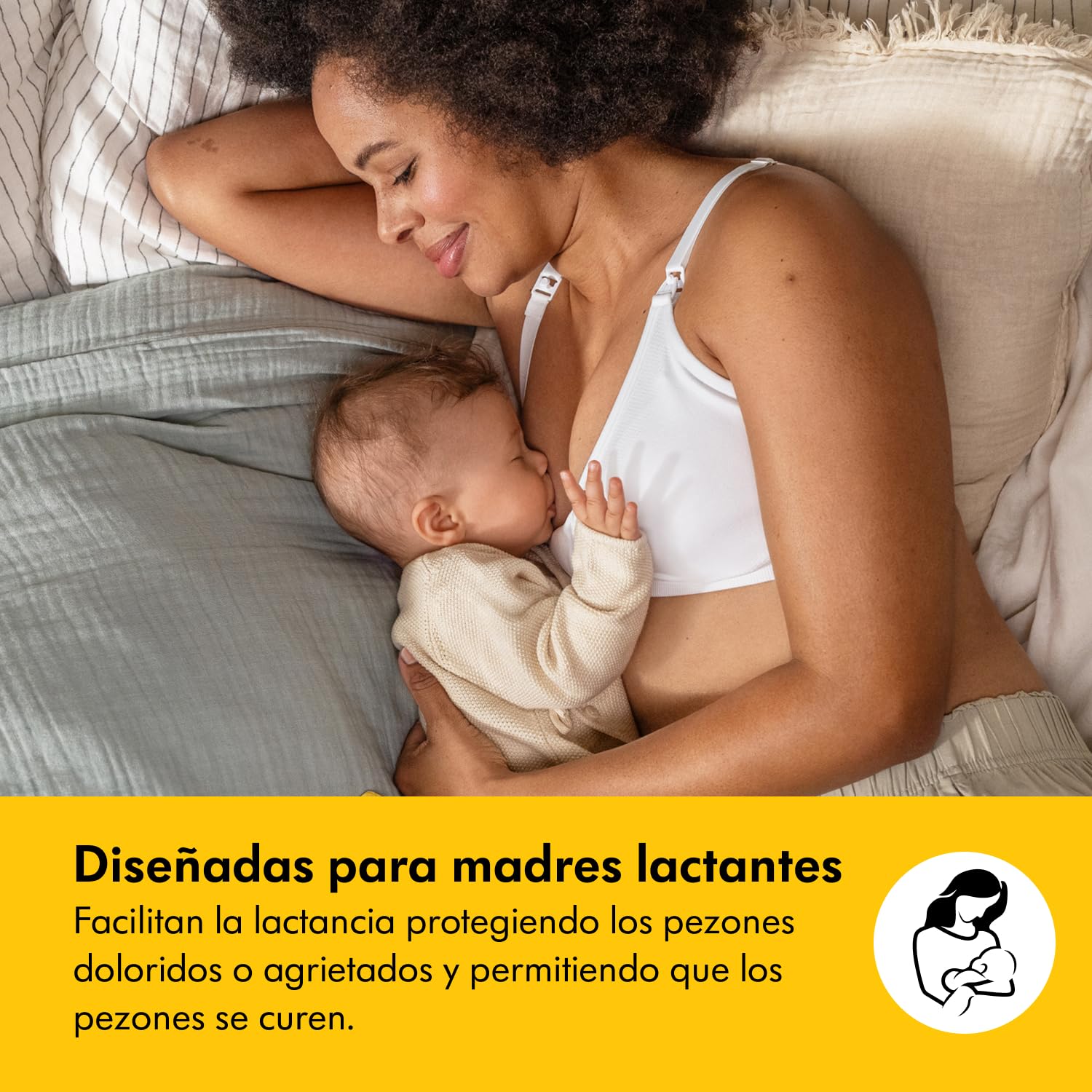 Medela Pezoneras para Lactancia Contact, Protectores Delgados de Silicona y sin BPA, 1 Paquete con Dos Protectores (20 mm) y Estuche — view 6