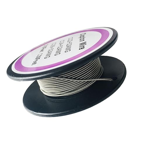 MIANDTOYA Clapton de alambre de metal de 26 x 1.13 oz, 15 pies, suministros para fabricación de joyas hechas a mano para el hogar, resistencia,