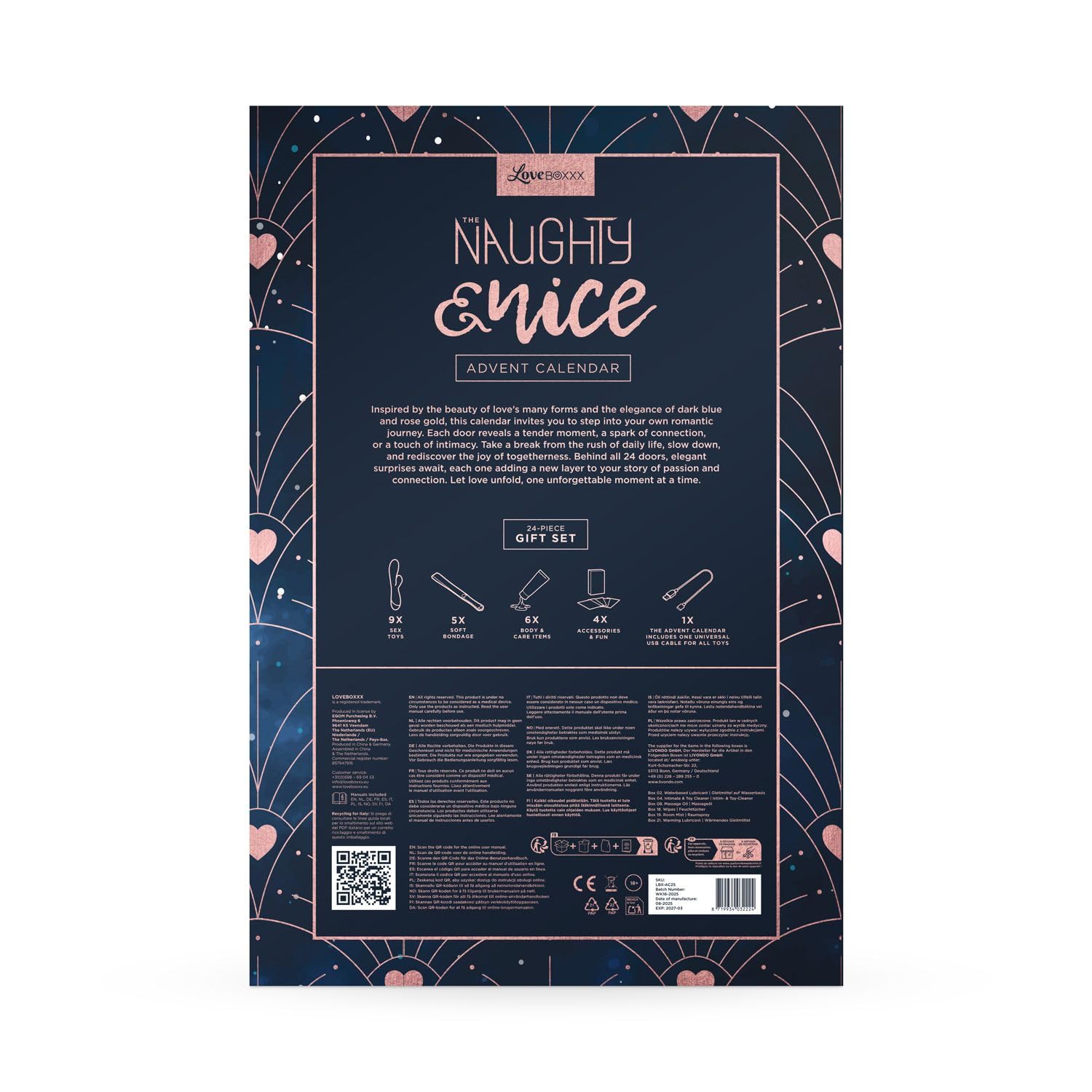 Easytoys LoveBoxxx - Calendario Naughty and Nizza