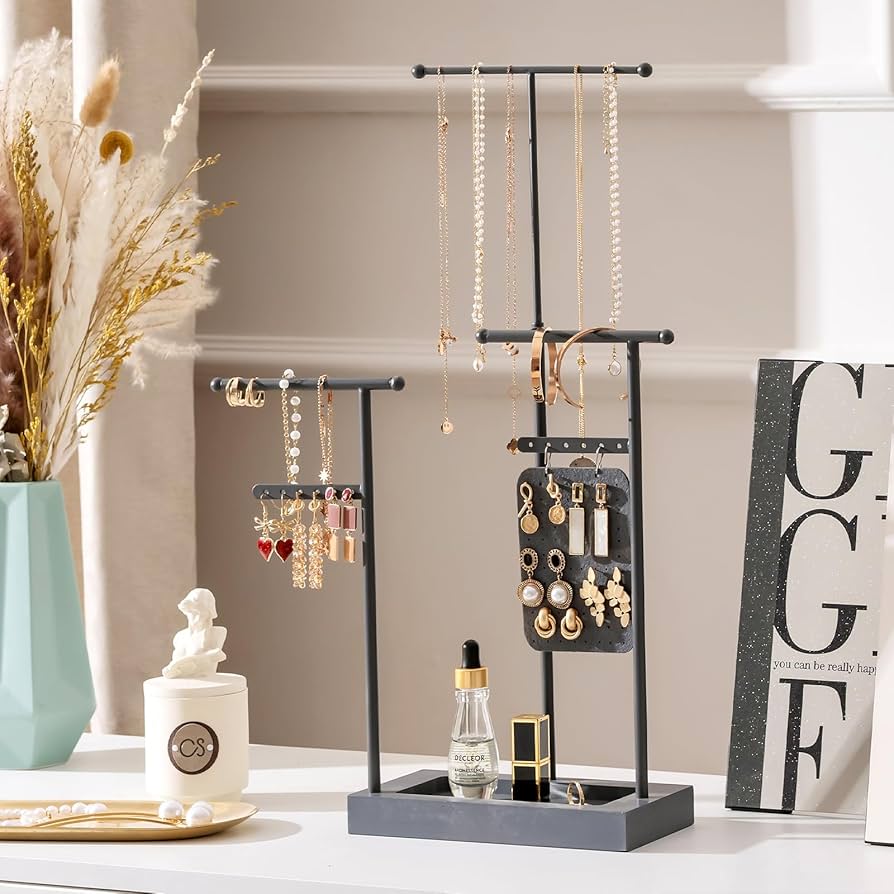 ネックレスかけ Amazon｜ProCase ジュエリースタンド アクセサリー収納 伸縮機能