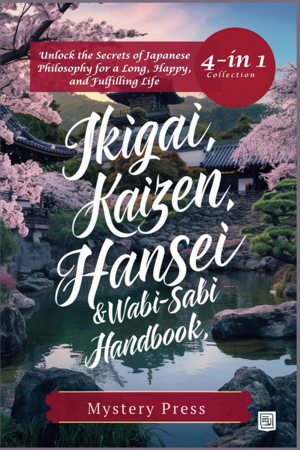 Ikigai, Kaizen, Hansei & Wabi-Sabi Handbook: (4-in-1 collection) Unlock the Secrets of Japanese Philosophy for a Long, Happy, and Fulfilling Life