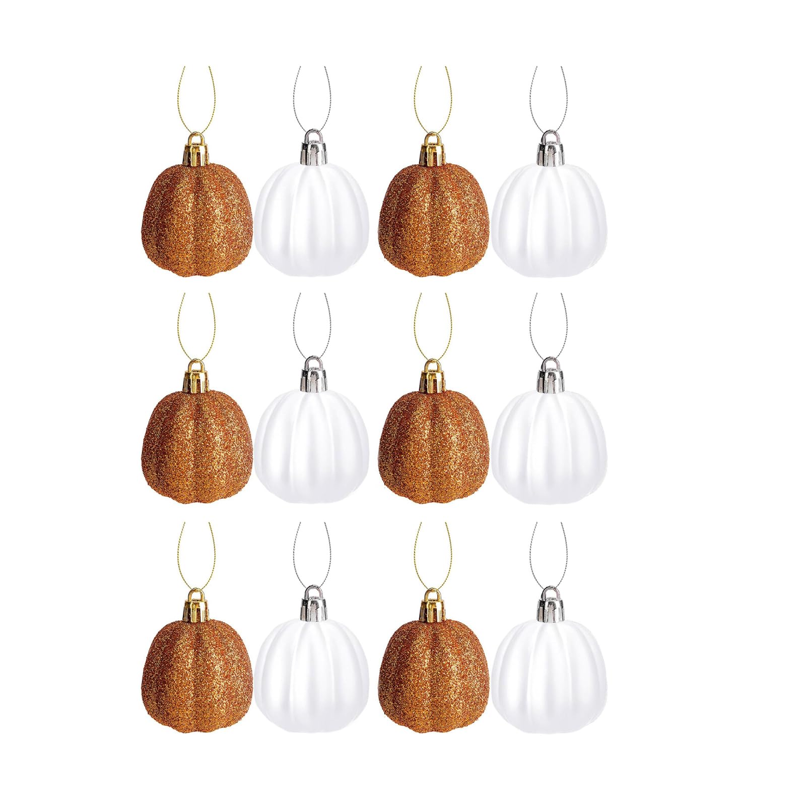 Jazuaiao Fall Thanksgiving Pumpkin Glitters Pumpkin Hanging Ornament for Diys Autumn Thanksgiving Harvest Farmhouses Decors Fall Hanging Ornament