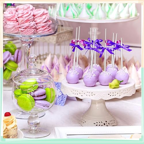 Miniatura 5 de Zopeal 200 palitos acrílicos para tartas, palitos de dulces para bodas, Navidad, dulces, pasteles, chocolate, galletas, postres, hechos a mano,