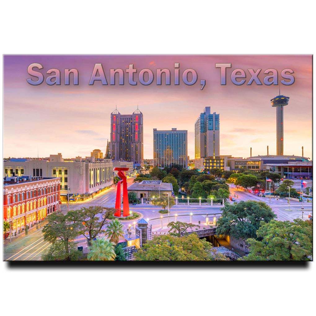 San Antonio Fridge Magnet Texas Travel Souvenir Alamo City