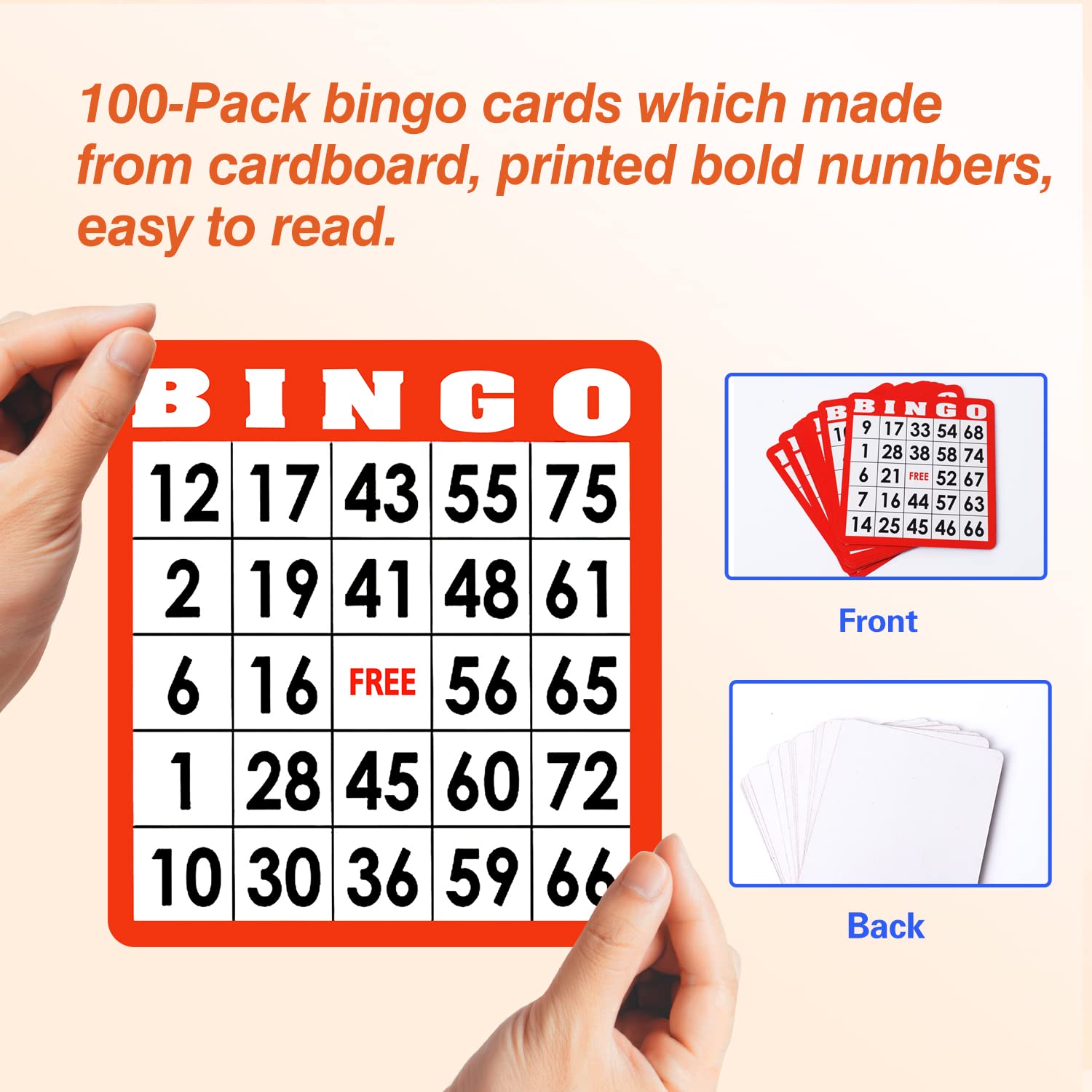 Multi Color Mixed Bingo Cards(100-Pack) : Amazon.sg: Toys