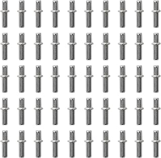 INCREWAY 100PCS Nickel Plated Shelf Bracket Pegs Cabinet Furniture Shelf Pins Support, Shelf Supports Shelf Pegs Shelf Brackets Shelf Dowel Pins