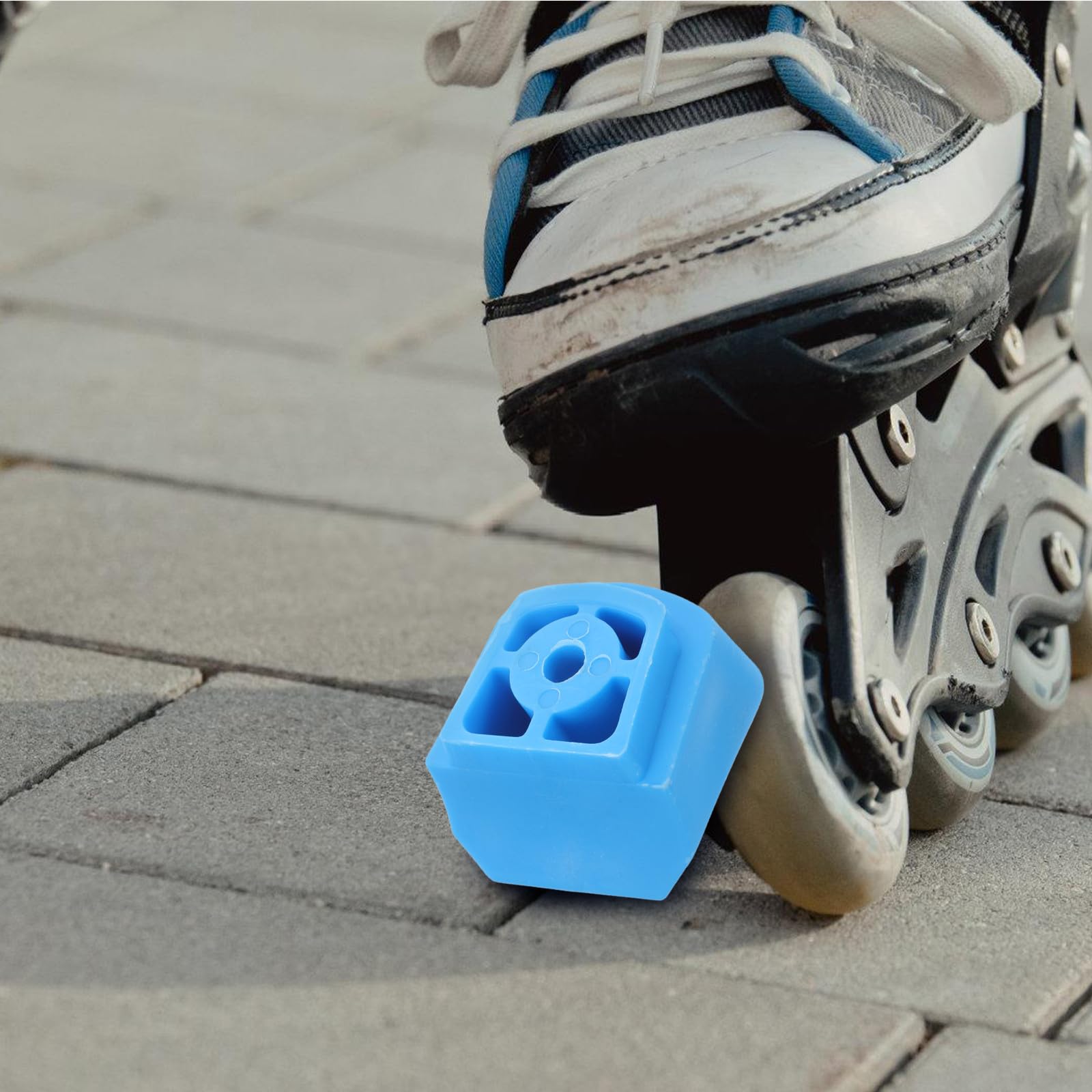 FOMIYES Freno de Patín para Niños Compatible Patines en Línea y Roller, Fácil Instalación Material de Caucho y Acero Inoxidable para Mayor Durabilidad — view 4