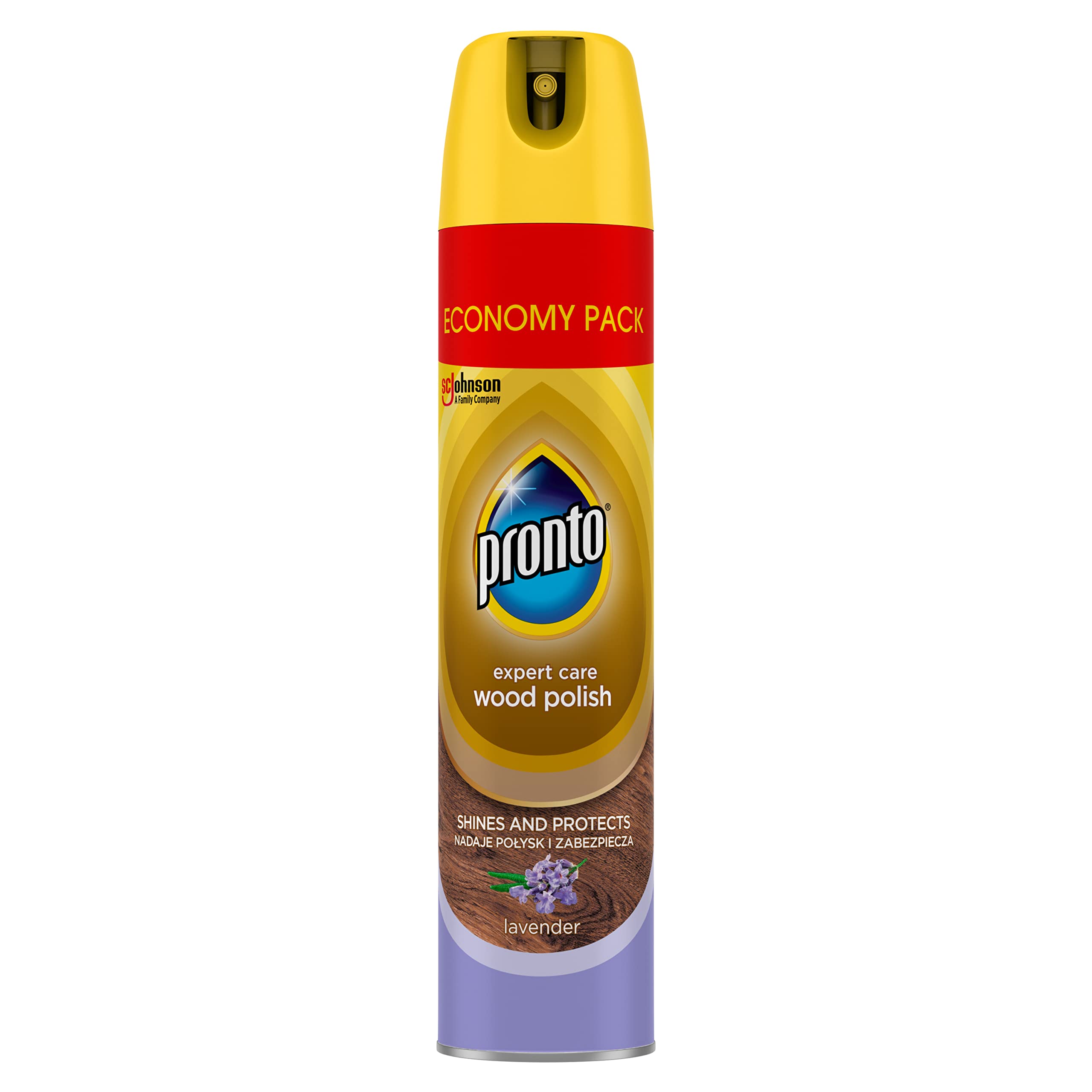 Pronto Środek do Czyszczenia Mebli Drewnianych w Aerozolu o Zapachu Lawendy, 300 ml