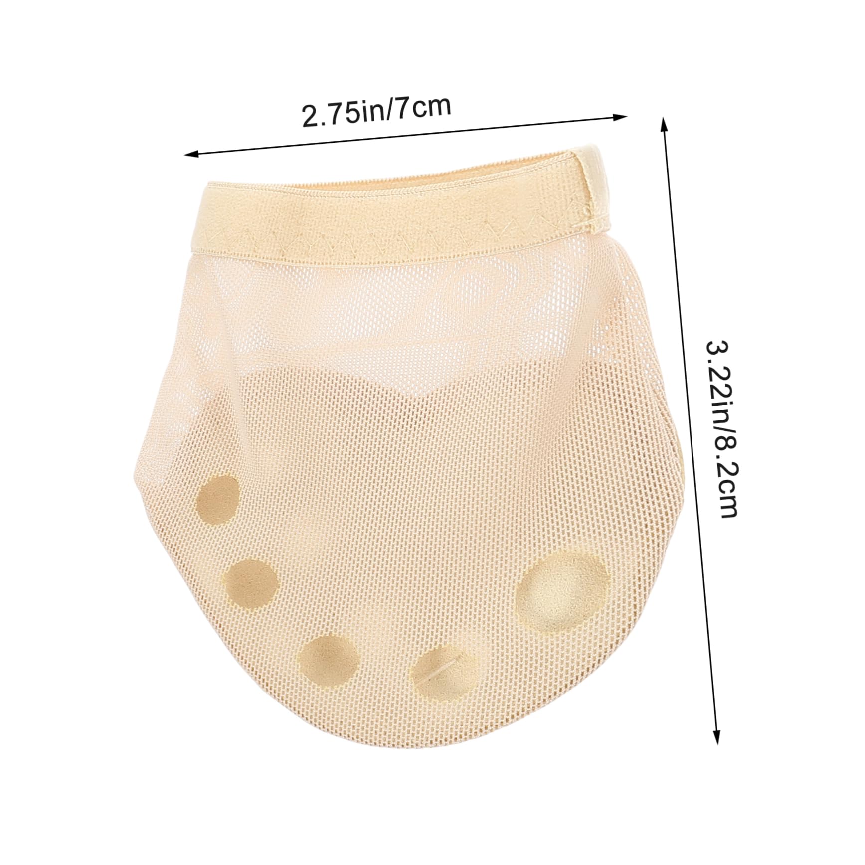 BCOATH Ballet Toe Protector Lyrical Foot Undies for Boys and Girls Dance for Girls Adult Foot Pad Size s