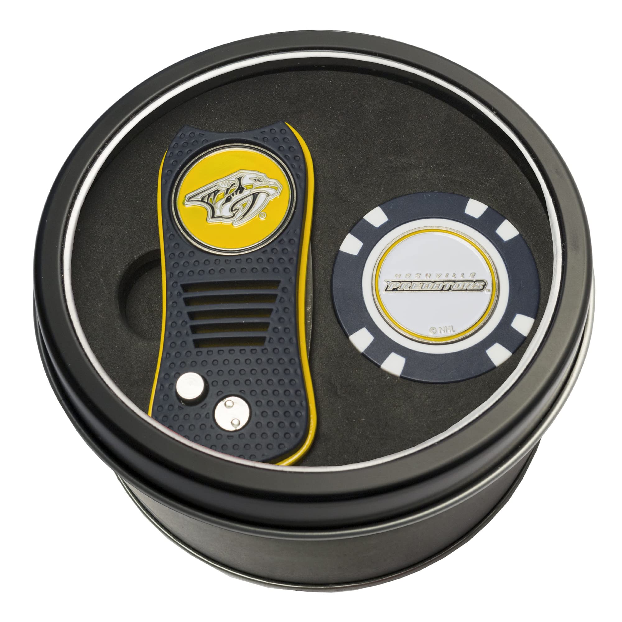 NHL Tin Gift Set with Switchfix Divot Tool and Golf Chip