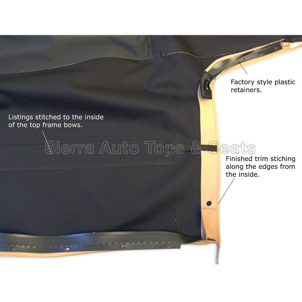 Amazon.co.jp: Sierra Auto Topsコンバーチブルソフトトップ交換品 