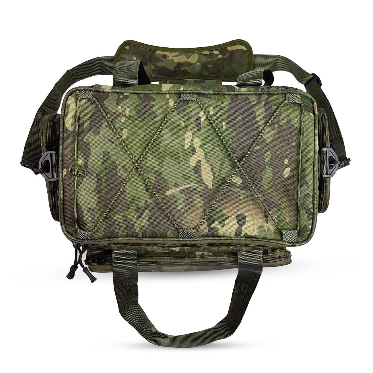 A&N Angeltasche Camouflage mit 2 Tackle Boxen 45x25x22cm Gerätetasche Köderbox