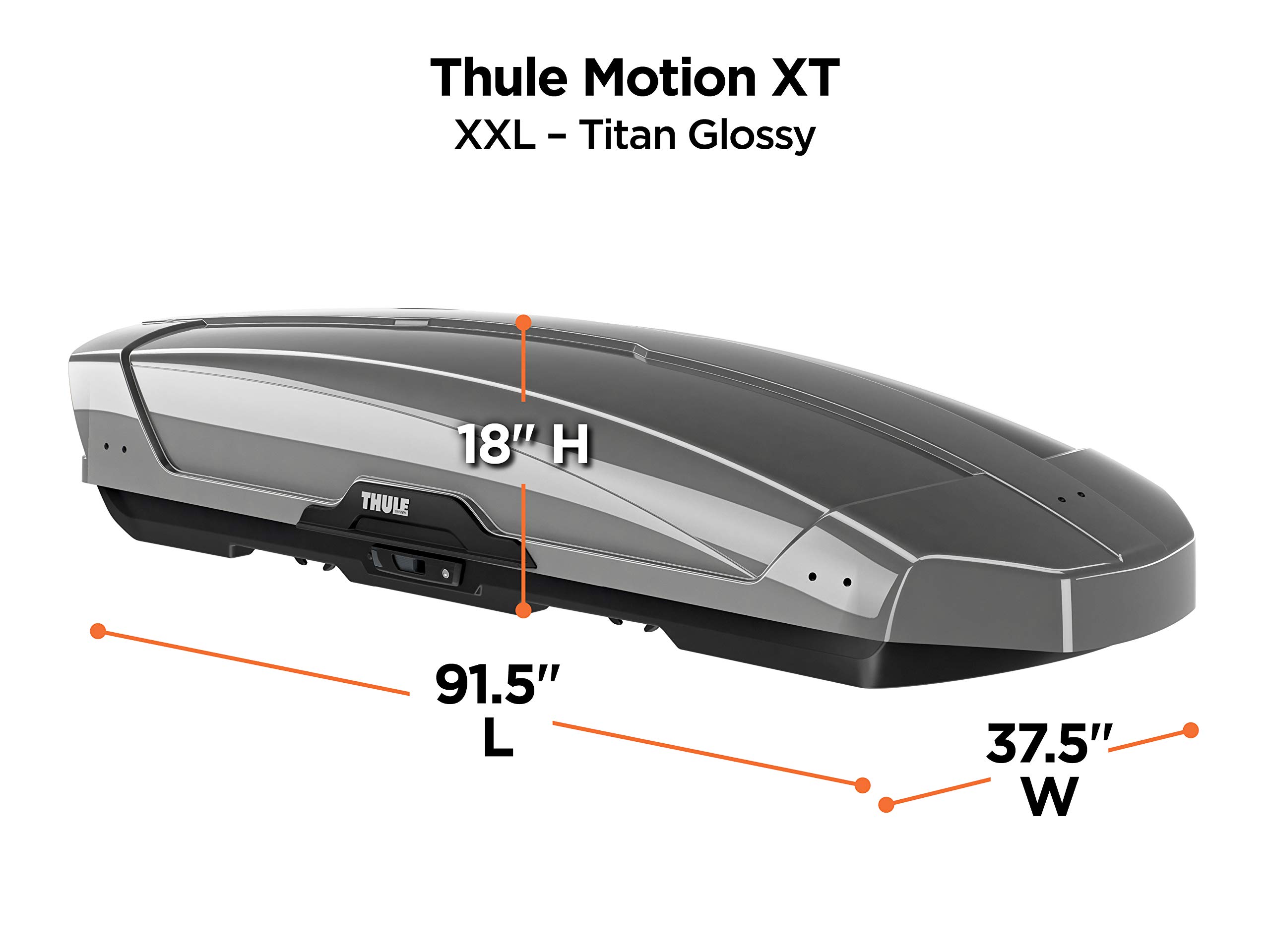 Amazon.co.jp: THULE スーリー ルーフボックス モーションXT XXL 