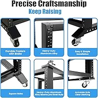 Vista 4 de RAISING ELECTRONICS Sistema de la serie del bastidor del servidor de TI de los datos de la red de 25U 19 pulgadas de marco abierto del escritorio