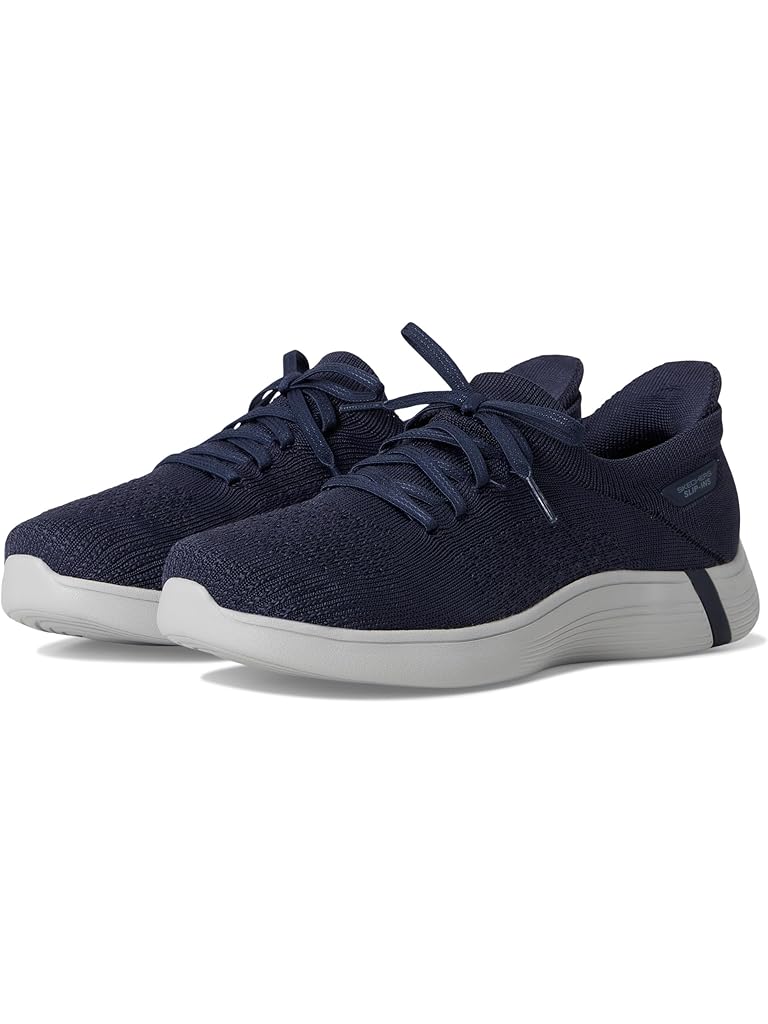 Navy SKECHERS On-The-Go Hands Free Slip-ins Swift w/ Knit Fit