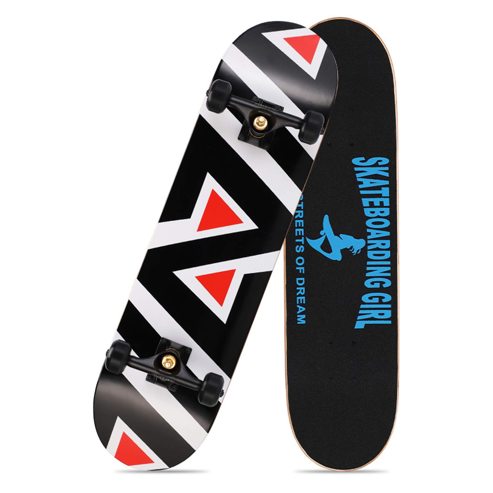 Cruiser Skateboard 31 X8 en érable pour débutants et ados