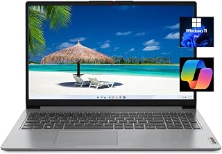 Lenovo Ideapad Slim 3i 15.6" FHD Laptop, Intel Core i5-1335U, 16GB LPDDR5 RAM, 256GB SSD, Intel UHD Graphics, Windows 11 Pro, Arctic Grey, 2026 Edition
